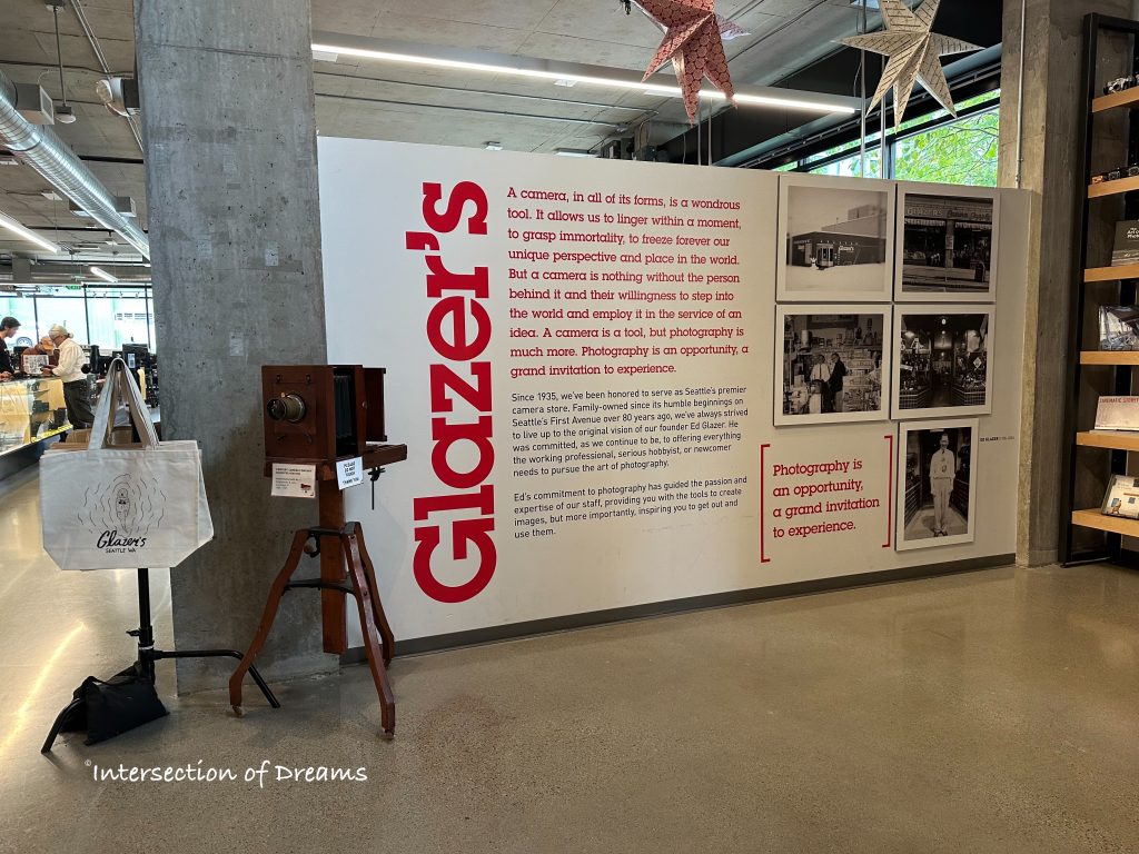 Glazer's Camera lobby sign
