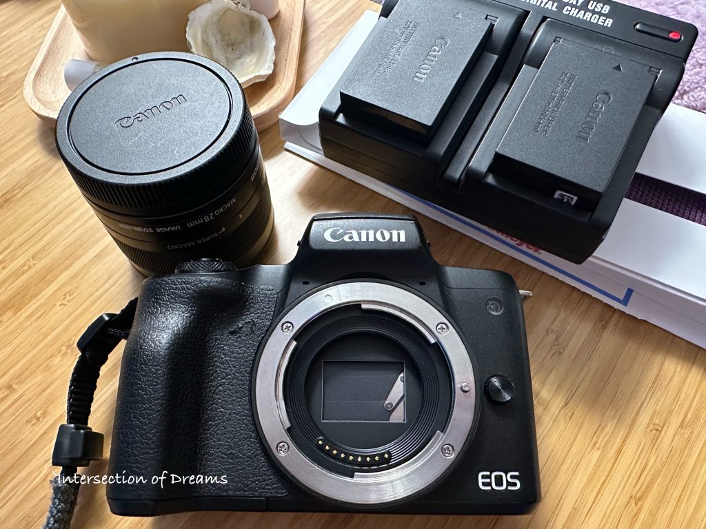 Canon M50 camera with failed shutter